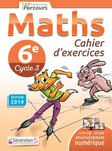 Cahier De Maths 6ème Cycle 3 Correction Manuel iParcours maths cycle 3 - 6e - Achat / Vente livre Parution pas